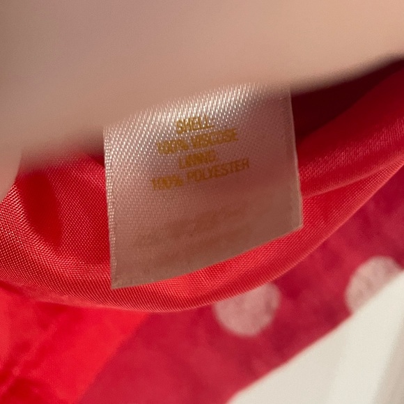 Kate Spade Sleeveless Pink Polka Dot Blouse - Picture 5 of 8